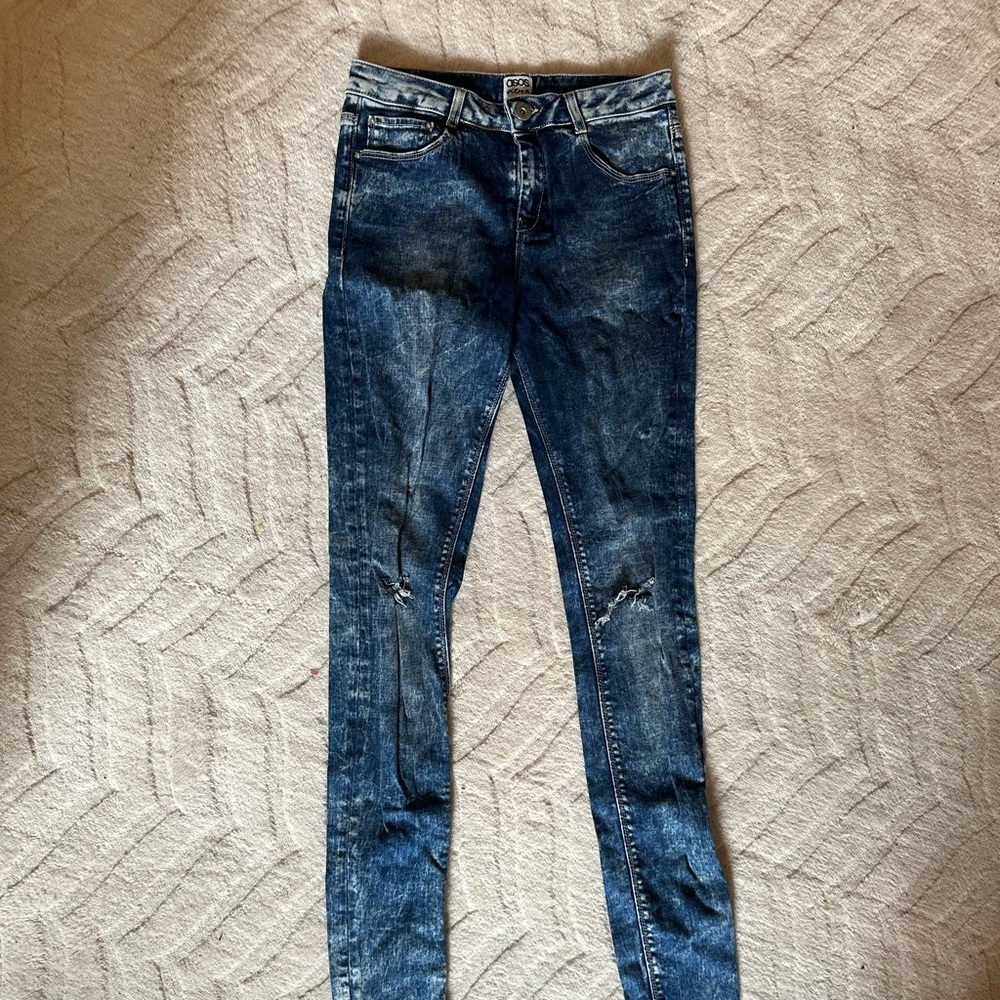 ASOS acid wash skinny jeans